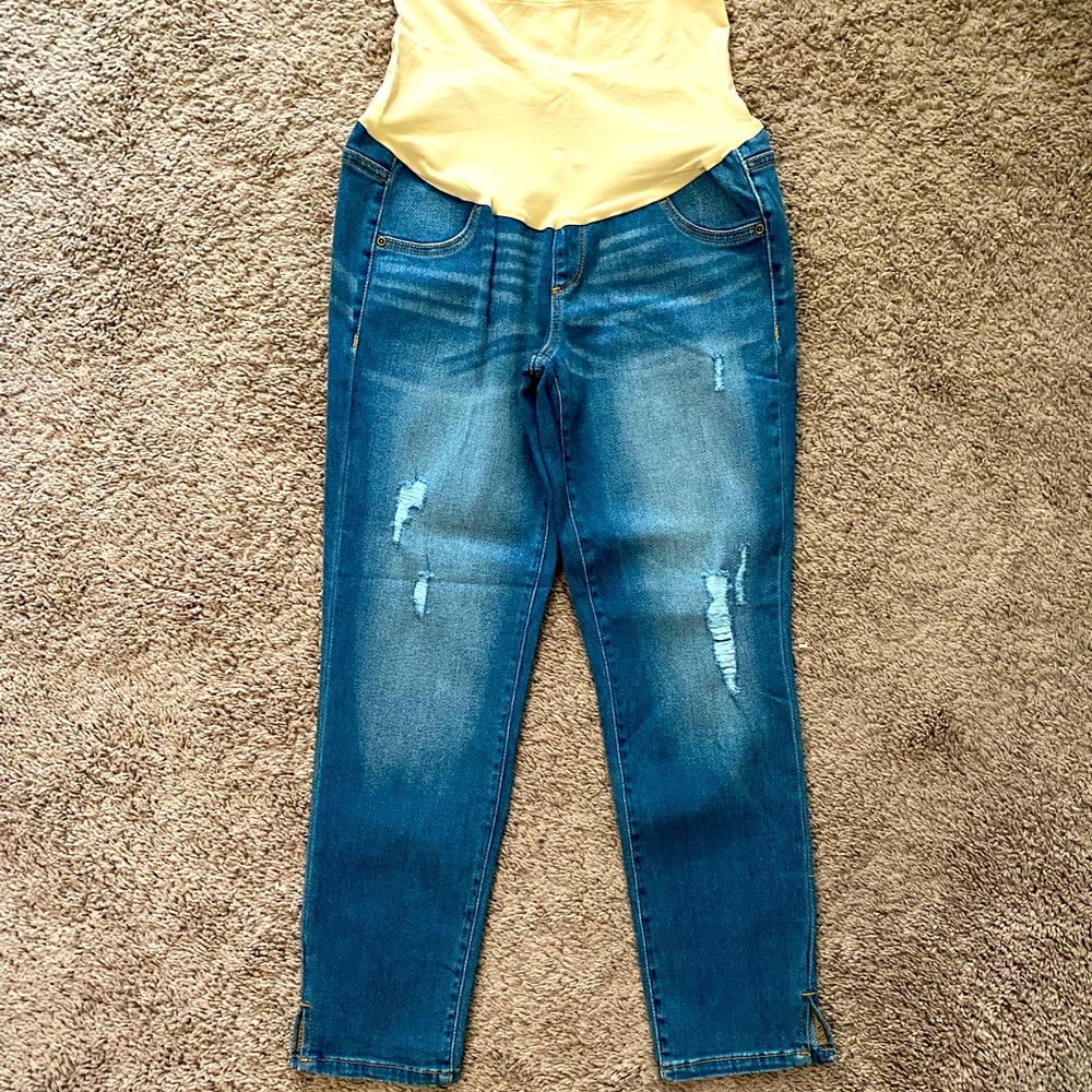 Aglow Maternity Crop Jegging Pants 6